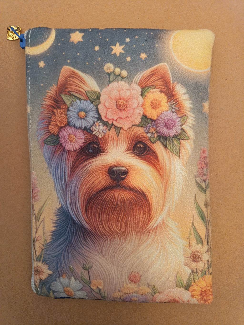 ✨ Pochette illustrée – Pièce unique faite main