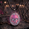 Collier Skull Rose Holographique